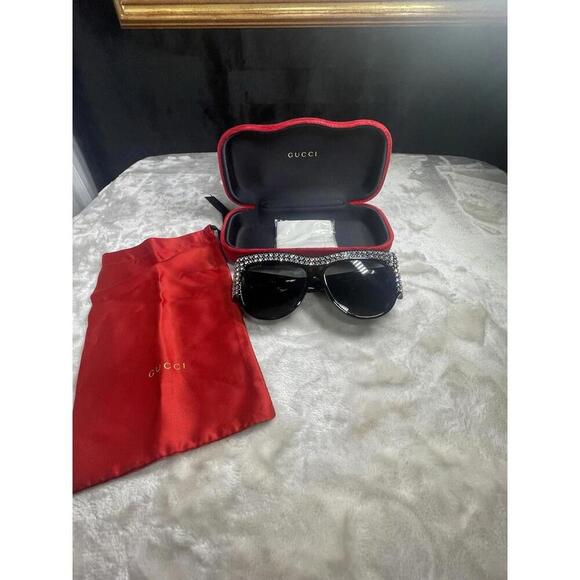 Gucci Crystal Oversize Sunglasses main image 8